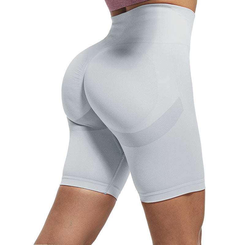 AthleGlam Curve Boost Seamless Biker Shorts - High-Waist & Sculpting Fit