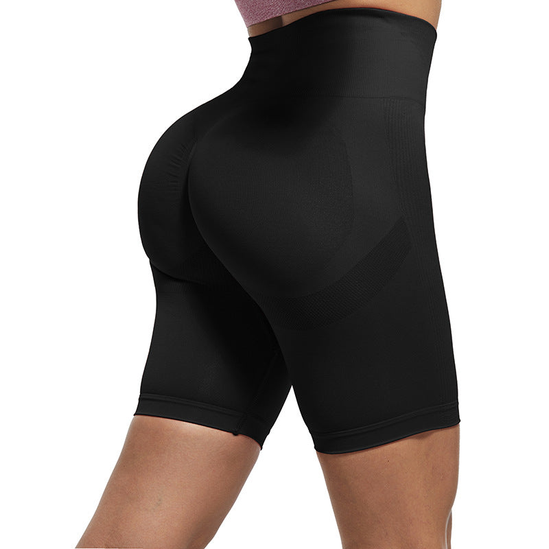 AthleGlam Curve Boost Seamless Biker Shorts - High-Waist & Sculpting Fit